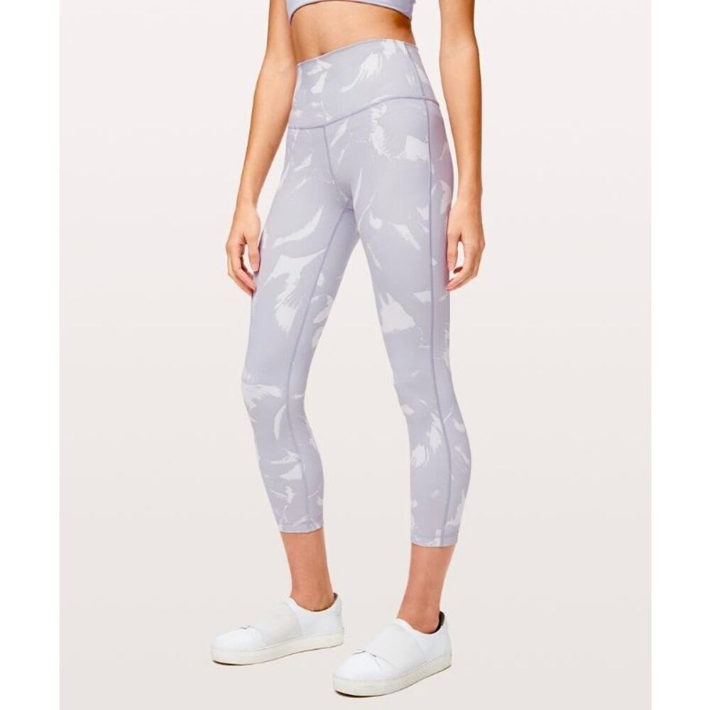 Lululemon Wunder Under Crop High Rise yoga pants leggings size 6 - Picture 3 of 7